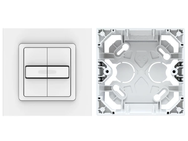 vypínač na omietku SMOOVE DUO WT 5P