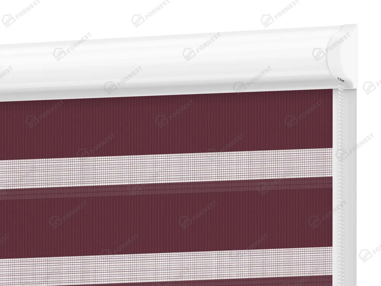 Roleta SWING - deň a noc - látka Bahama 1812 - bordová