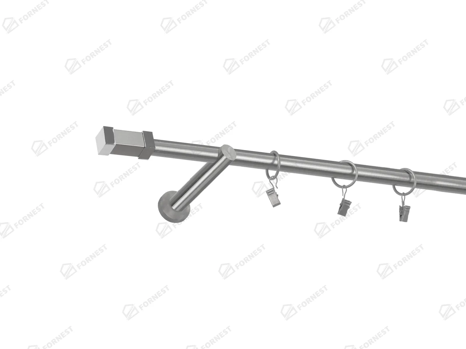 Garniža 19mm - 1rad - QUADRO - satin