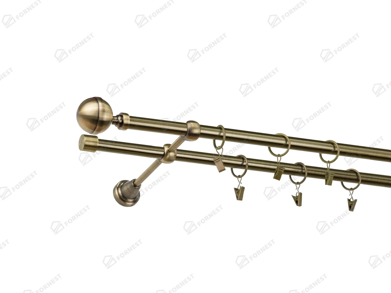 Garniža 16x16mm - 2rady - KALISTO - antik