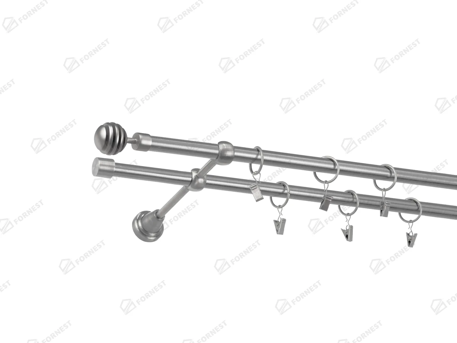 Garniža 16x16mm - 2rady - VERONA - satin