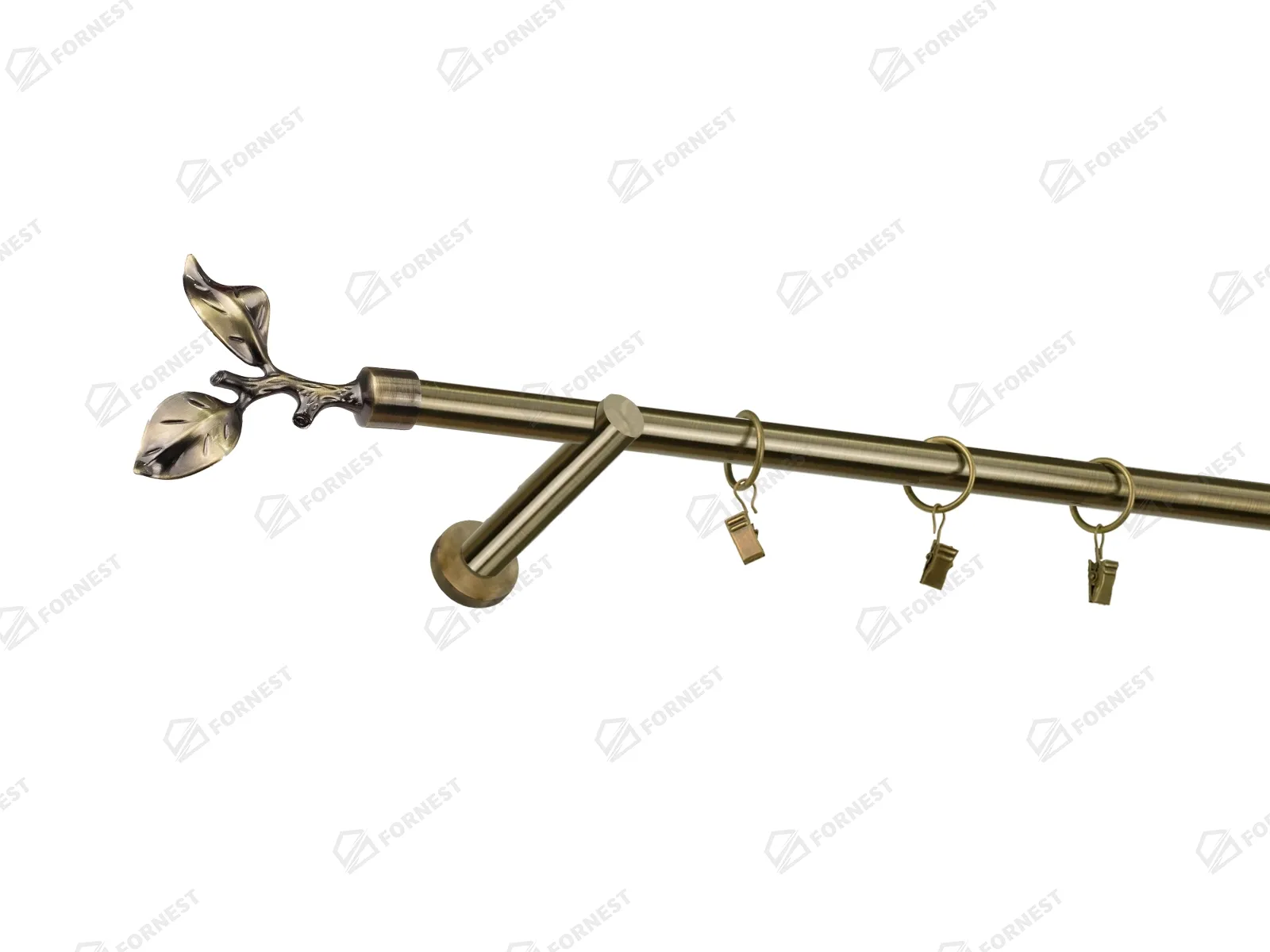 Garniža 19mm - 1rad - LIST ROSE - antik