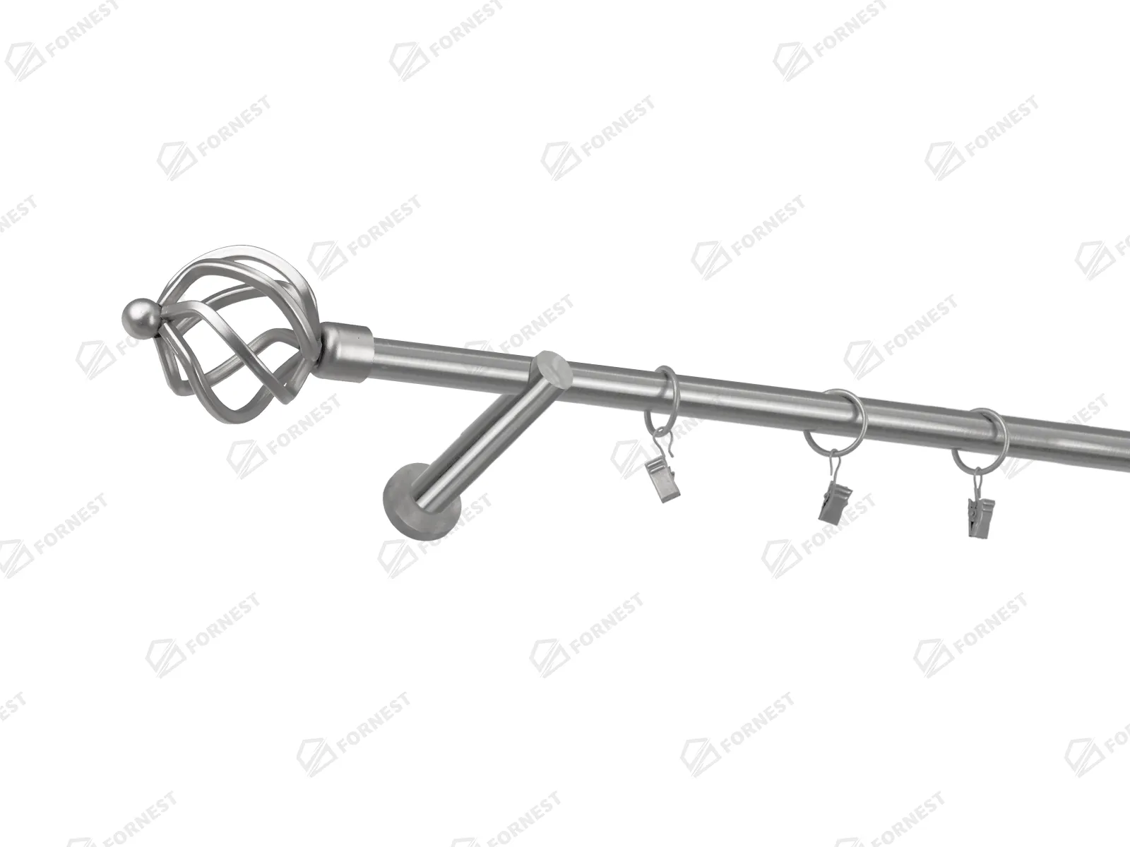 Garniža 19mm - 1rad - SPIRAL - satin