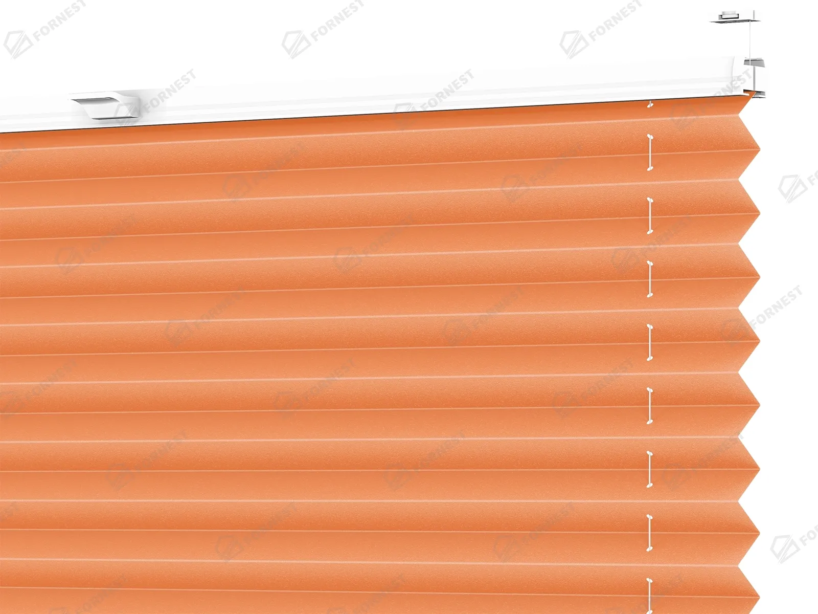 Plisé rolety LUX - látka Orange juice 11075 - PEARL