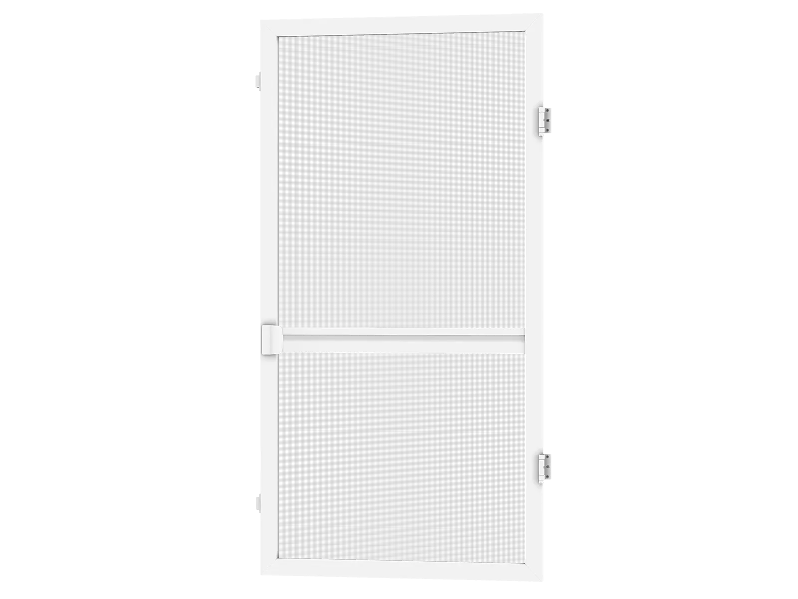 Sieťky na DVERE - pántové - BIELA - s priečkou