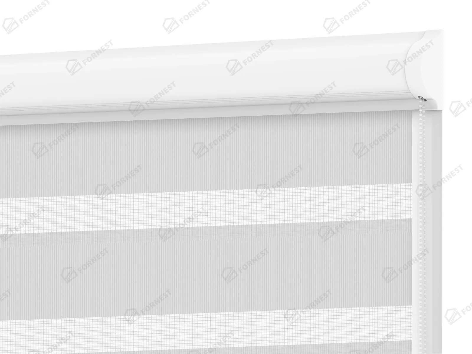 Roleta SWING LITE - deň a noc - látka Bahama 1821 - svetlo sivá