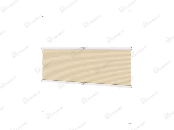 Plisé rolety LUX - látka Almond 11192 - BLACKOUT (zatemňujúca) 3