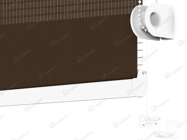 Roleta MINI - deň a noc - látka Zakynthos 07 - cappuccino 4