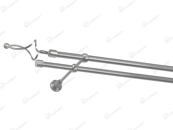 Garniža 16x16mm - 2rady - FALIST - satin 1