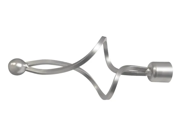 Garniža 16x16mm - 2rady - FALIST - satin 2