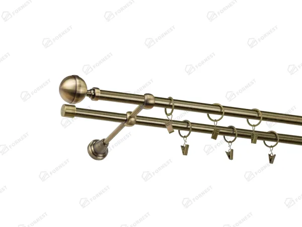 Garniža 16x16mm - 2rady - KALISTO - antik