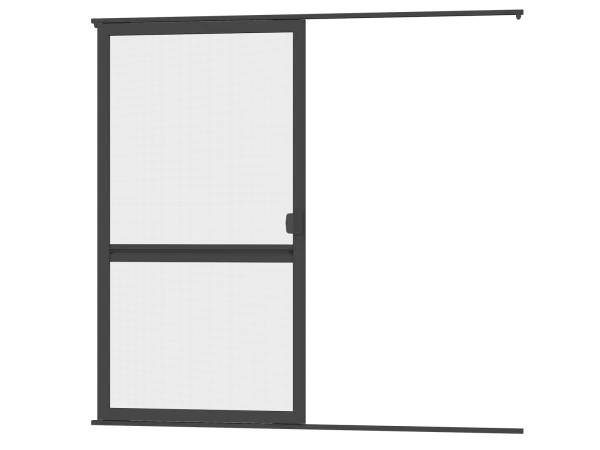 Sieťky na DVERE- posuvné - ANTRACIT - s priečkou