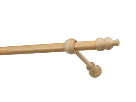 Garniža drevená 28mm jednoradová - BUK 1