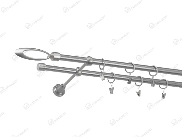 Garniža 16x16mm - 2rady - VENEZIA - satin