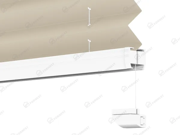 Plisé rolety LUX - látka Crafted Linen 11197 - BLACKOUT (zatemňujúca) 8