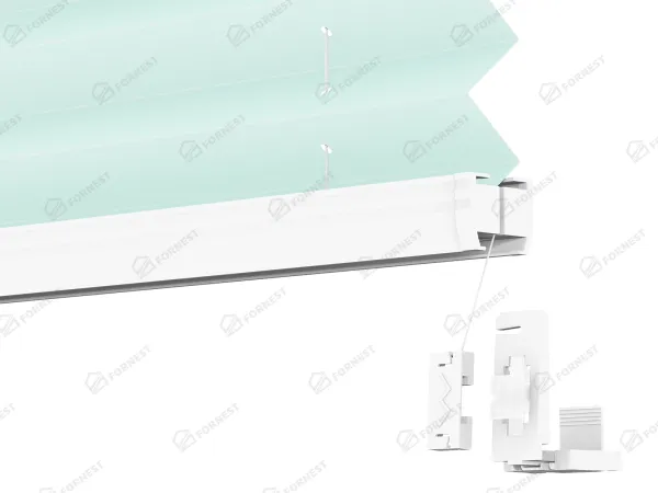 Plisé rolety LUX - látka Cool mint 11240 - BLACKOUT (zatemňujúca) 5