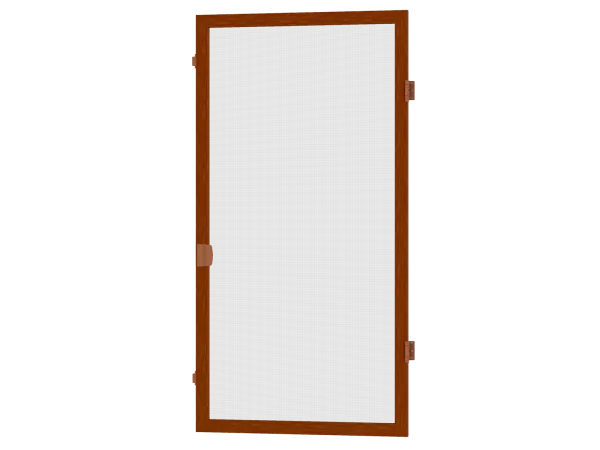 Sieťky na DVERE - pántové - ČEREŠŇA drevoimitácia - bez priečky