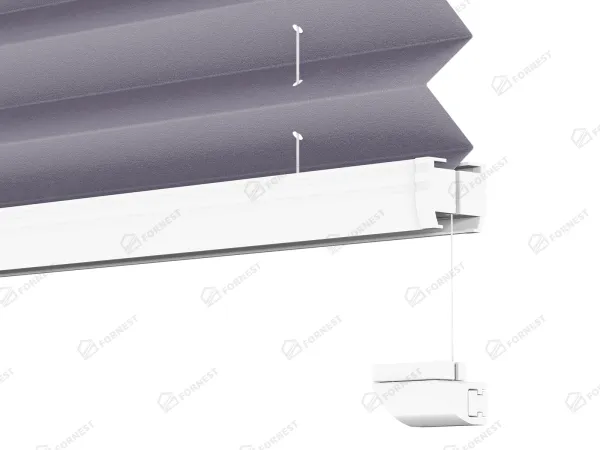 Plisé rolety LUX - látka Starless night 11071 - PEARL 8