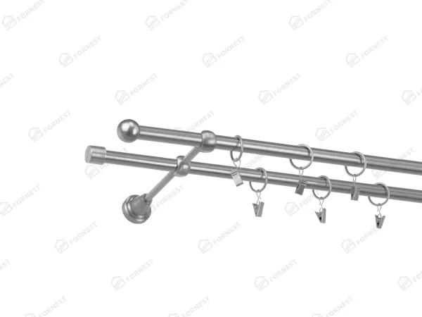 Garniža 16x16mm - 2rady - BOLOGNA - satin