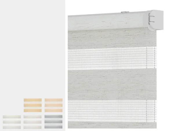 Roleta SOLID M - deň a noc - látka BALI