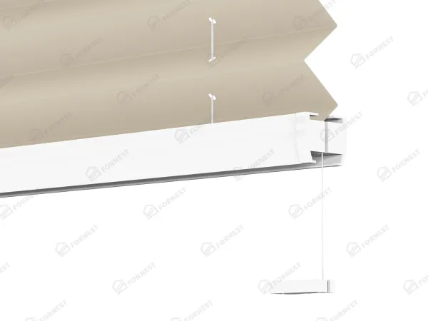 Plisé rolety LUX - látka Crafted Linen 11197 - BLACKOUT (zatemňujúca) 6