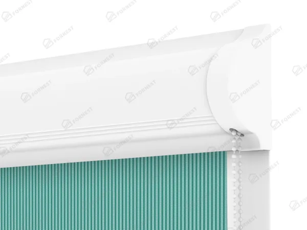 Roleta SWING LITE - deň a noc - látka Bahama 1809 - smaragdová 3