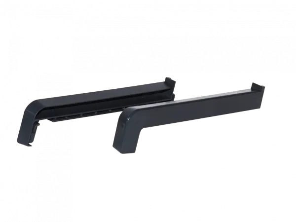 Plastové vonkajšie krytky - nos 25mm - antracit RAL 7016 - pár