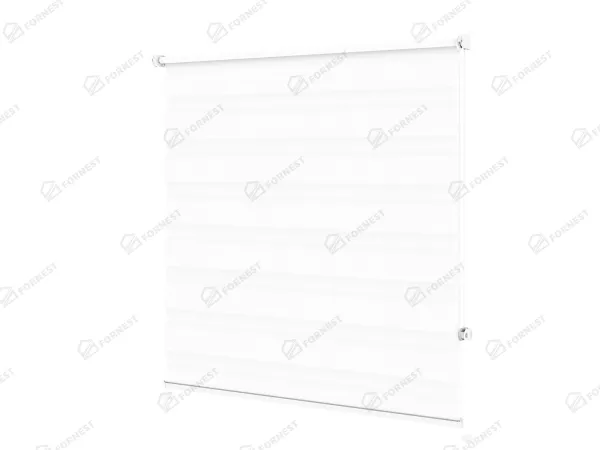 Roleta MINI - deň a noc - látka Miami 1301 - biela 2