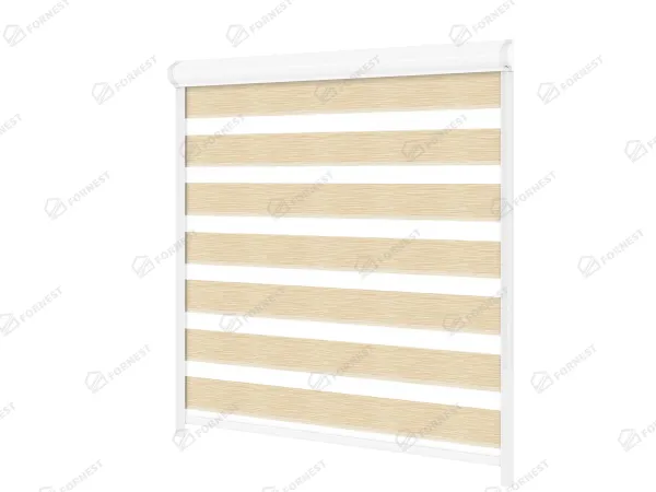 Roleta SWING - deň a noc - látka Maurícius 63 - svetlo žltá (borovica) 1