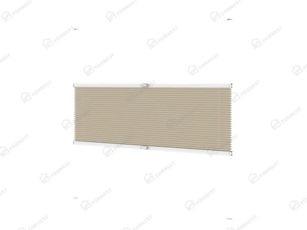 Plisé rolety LUX - látka Crafted Linen 11197 - BLACKOUT (zatemňujúca) 3