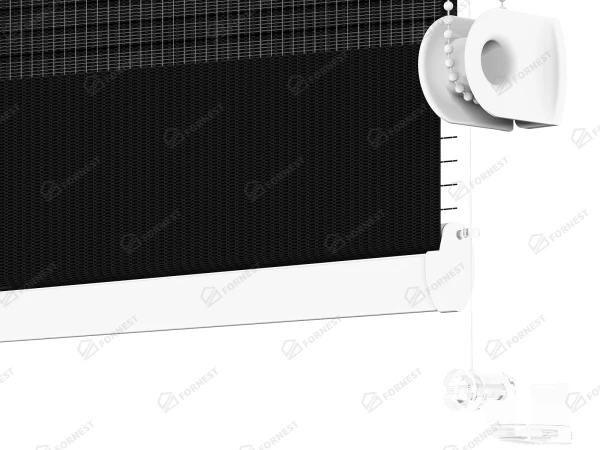 Roleta MINI - deň a noc - látka Zakynthos 10 - čierna 4