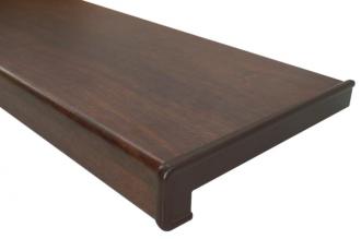 Vnútorné parapety - drevotrieska  ORECH - pvc krytky