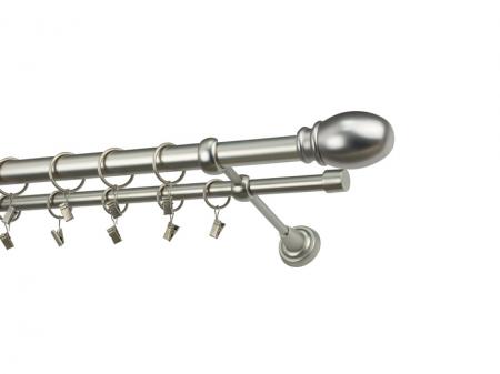 Garniža 25x16mm - 2rady - BELUNO - satin