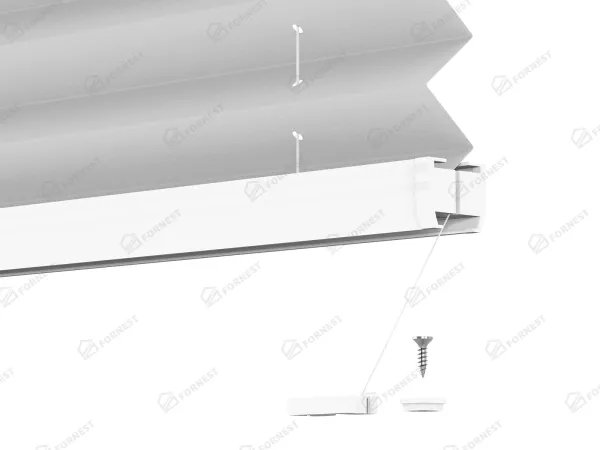 Plisé rolety LUX - látka Silver dust 11072 - PEARL 7