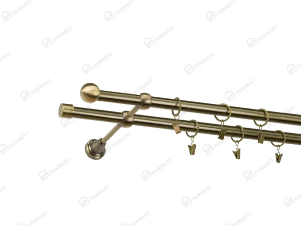 Garniža 19x19mm - 2rady - BOLOGNA - antik