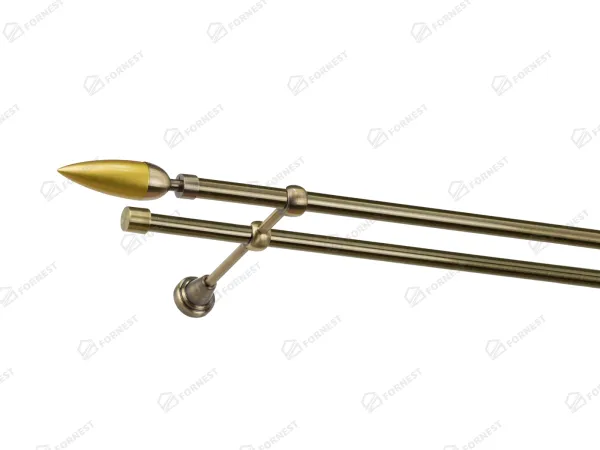 Garniža 16x16mm - 2rady - LINEA - antik 1