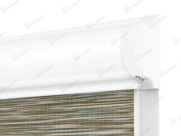 Roleta SWING - deň a noc - látka Maurícius 64 - canvas dekor 3