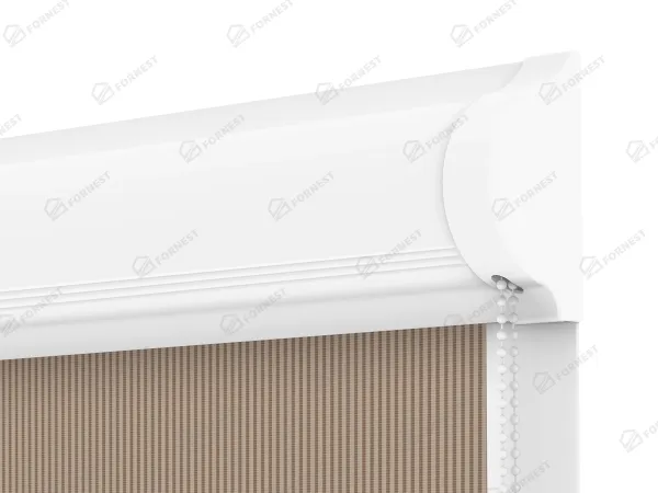 Roleta SWING LITE - deň a noc - látka Miami 1306 - sivo hnedá 3