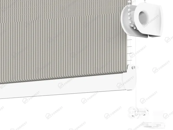 Roleta MINI - deň a noc - látka Bahama 1806 - sivá 4