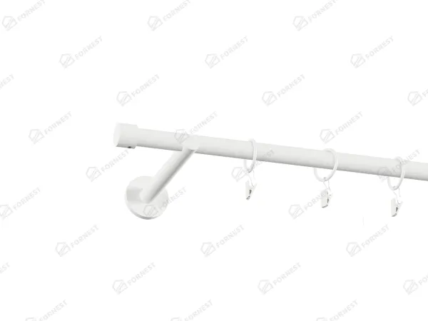 Garniža 19mm obyčajná tyč - 1rad - PULLO - biela