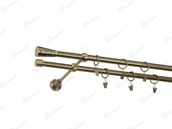 Garniža 16x16mm - 2rady - SEVILLA - antik