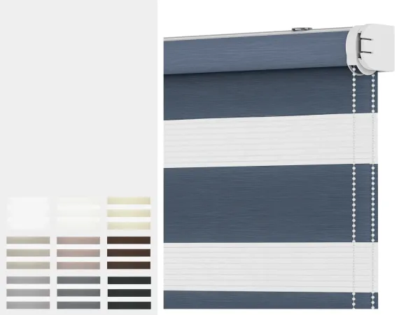 Roleta SOLID M - deň a noc - látka IBIZA