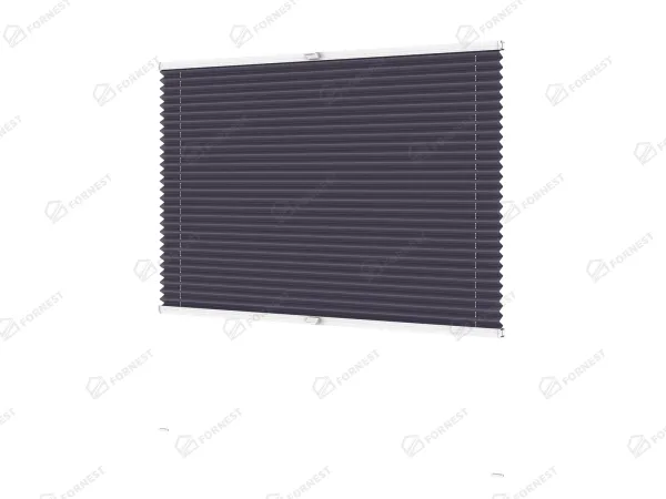 Plisé rolety LUX - látka Starless night 11187 - BLACKOUT (zatemňujúca) 2