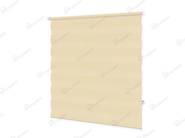 Roleta MINI - deň a noc - látka Miami 1303 - biela káva 2