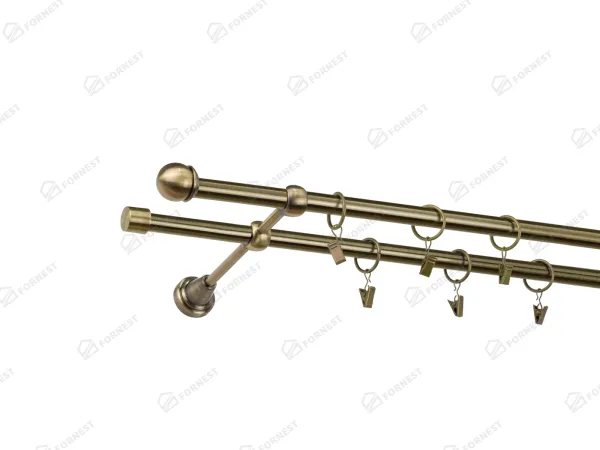 Garniža 16x16mm - 2rady - TODI MAX - antik