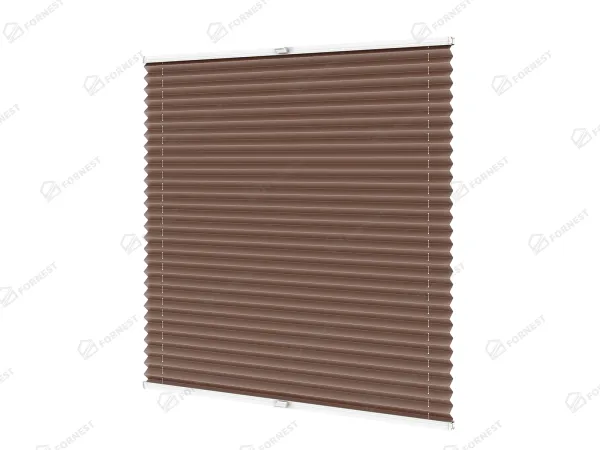 Plisé rolety LUX - látka Woody brown 11056 - PEARL 1