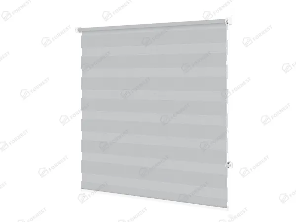 Roleta MINI - deň a noc - látka Zakynthos 12 - sivá 2