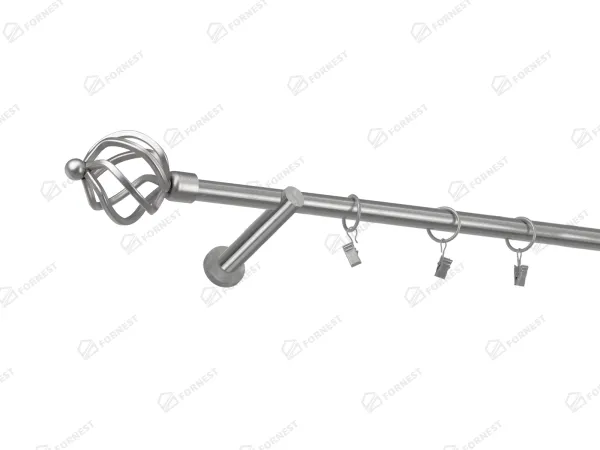 Garniža 19mm - 1rad - SPIRAL - satin