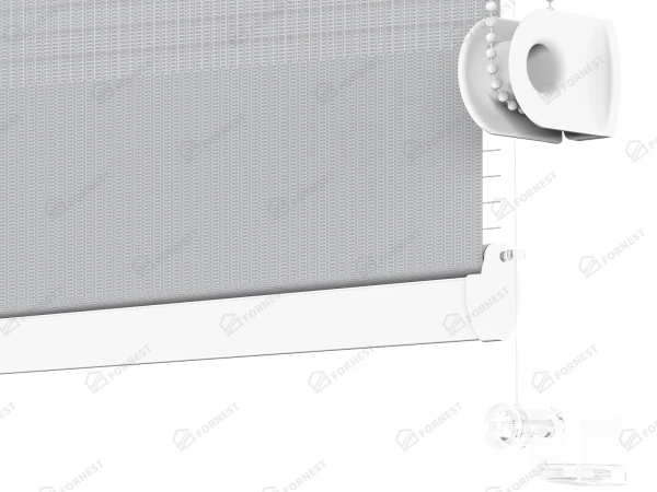 Roleta MINI - deň a noc - látka Zakynthos 12 - sivá 4