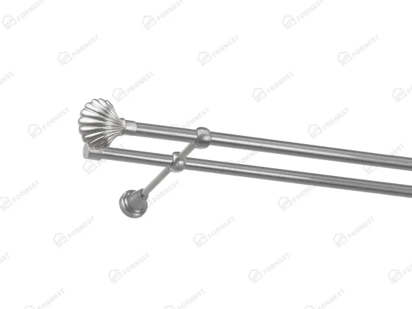 Garniža 16x16mm - 2rady - MUŠĽA - satin 1